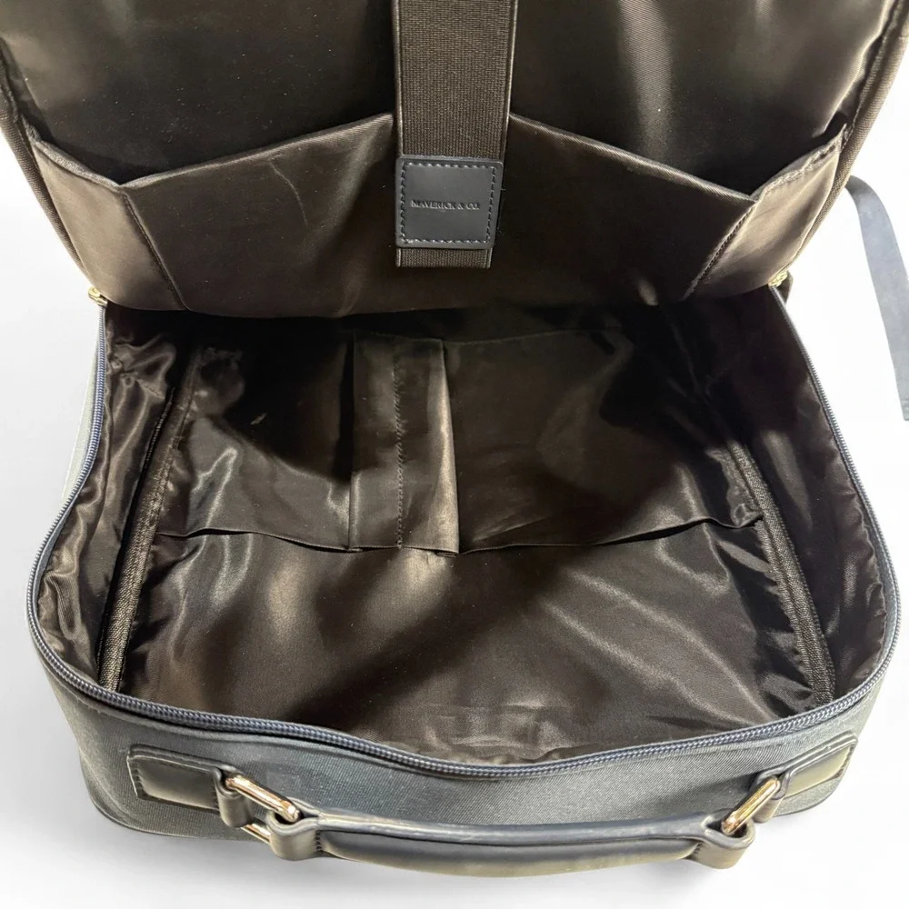 Maverick & Co Backpack Explorer Light Business‎ Travel Laptop Bag Navy Blue